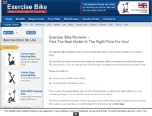 Tablet Screenshot of exercise-bike-review.co.uk